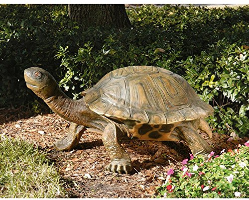 Design Toscano KY168 Sculpture de Tortue de Jardin Géant Résine