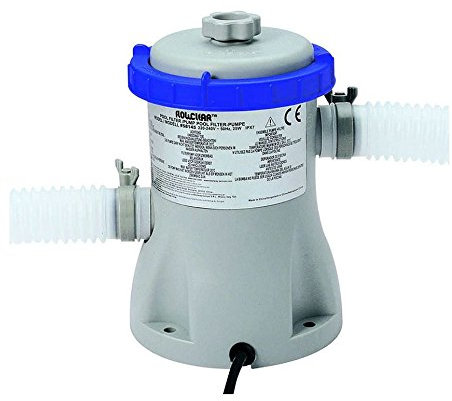 Bestway - Bomba 58381, filtro de cartucho de piscina, 1250 l, purificador con tubos Fer 260411