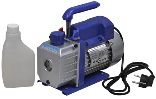 vidaXL Pompa per Vuoto a un Solo Stadio 50L Refrigeramento Condizionatore Aria