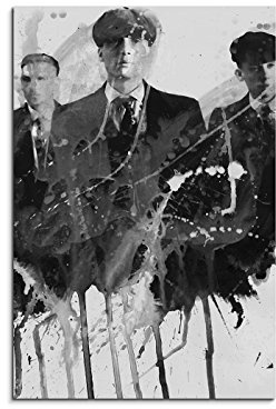 Peaky_Blinders_90x60cm Splash Art Paul Sinus Aquarell, Gemälde, Kunstbild auf Leinwand