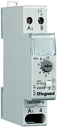 Minutero de escalera Legrand 003701carril din