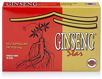 Robis Ginseng Star Complemento Alimenticio Natural - 60 Cápsulas