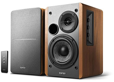 Edifier R1280T Powered Bookshelf Speakers - 2.0 Active Near Field Studio Monitor Speaker - Wooden Enclosure - 42 Watts RMS Power