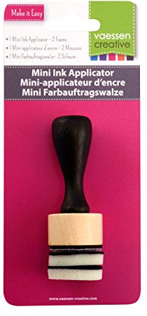 Vaessen Creative Mini Ink Applicator, Wood/Foam, Black