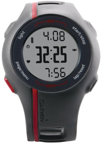 GARMIN FORERUNNER 110 MENS GPS SPORT WATCH W/ HRM RED