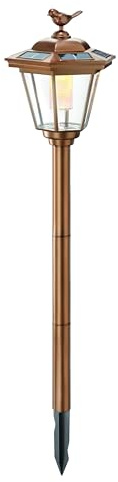 Esotec Solar Standleuchte Tivoli 68, steckbar, LED Stableuchte, Akku, Steckleuchte, Solarleuchte, Gartenleuchte, Solarstecker, außen, wetterfest, H68cm, Kunststoff, outdoor, 102062