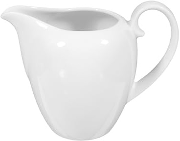 Seltmann 001.216774 Rondo/Liane Porzellan Milchkännchen, Rund, Weiß, 0.12L, 9.8cm Durchmesser, 6.7cm Höhe