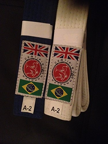 BJJ Belts Brazilian Jiu Jitsu White Blue Purple (White, A1)