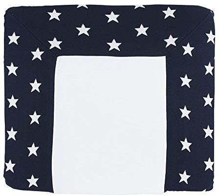 Baby's Only - Wickelauflagenbezug Star - Marine/Weiß - 75x85 cm