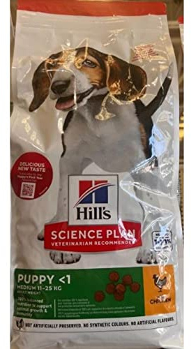Hills Canine Puppy Healthy Development Med. Huhn 12kg, 1er Pack (1 x 12 kg Packung)
