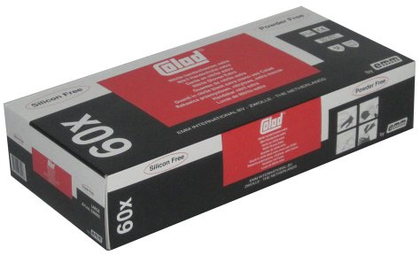 VDM Boite de 60 Gants Nitrile Noirs Taille L