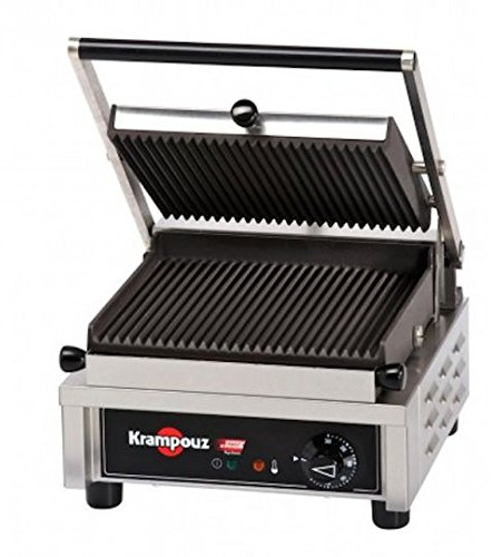 Krampouz Grill Panini Small rainuré