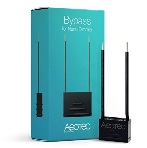 Aeotec Bypass pour Nano variateur, résistance de charge et charge factice pour gradateur, variateur Triac pour résoudre des problèmes de sfarfallio de la lumière