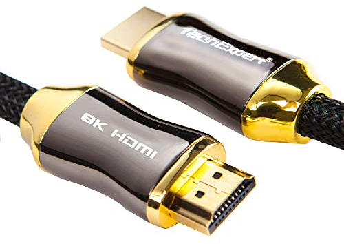 TechExpert Câble hdmi 2.1 8K 4K 120Hz Professionnel Ultra HD 2160p 1,5m 3D HDR 48GB/Sec eArc