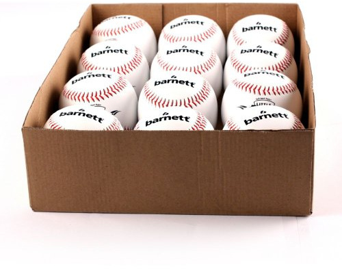 barnett LL-1 tävling/träning baseboll, 9'', vit, 1 dussin