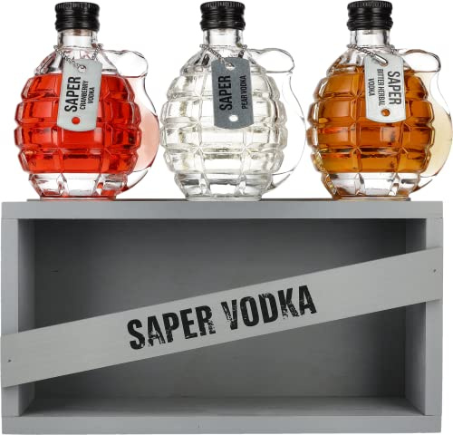 Red Army Saper Vodka en Boîte en Bois 0,6 L