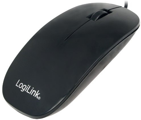 LogiLink ID0063 Souris optique slim USB 1000 dpi Noir