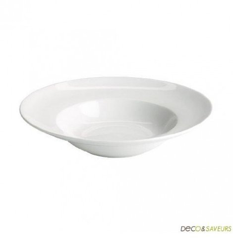 Viejo valle - Assiette à pâtes porcelaine blanche (x1) - Assiette