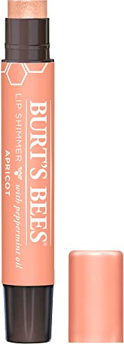Burt's Bees 100% Natural Lip Shimmer, Apricot, 2.6g, (Pack of 1)