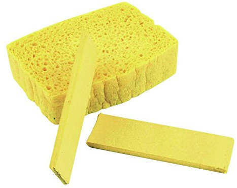 Viskose-Quellschwamm I 5 Stück I gelb I Reinigungsschwamm Viskose I Pressschwamm I Autoschwamm I Tafel-Schwamm I Gute Wasseraufnahme, hohe Abriebfestigkeit, lackschonend
