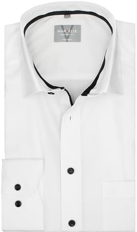 Marvelis - Blanche New Col Kent Non-Fer 100% Coton 48 - Blanc - 48