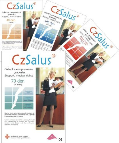CzSalus Medizinische Strumpfhose Lory 40 den - Schwarz Größe 3