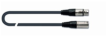 QUIK LOK - MX/775-3 CAVO XLR MASCHIO/XLR FEMMINA, Cavo Microfonico, Lunghezza 3 mt, Colore Nero
