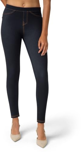 No Nonsense Damen Stretch Leggings Denim, Dunkles Jeansblau, L EU