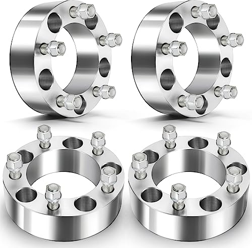 ECCPP 4PCS 2 inch 50mm Wheel Spacers 5x5.5 to 5x5.5 5x139.7 to 5x139.7 108mm CB 9/16 5 Lug fits for 2005-2010 for Dodge Dakota| 2004-2010 for Dodge Durango| 1994-2010 for Ram 1500