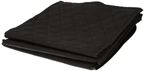 riviera&bar, Chauffe-assiettes électrique 200W pour 12 assiettes, surface 30x30 cm, housse amovible coton, 6 niveaux de température, design élégant noir, idéal pour repas chauds, QCA300