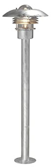 Konstsmide Modena 7301-320 Wegeleuchte / B: 27cm T: 27cm H: 110cm / 1x60W / IP23 / galvanisiert/verzinkt