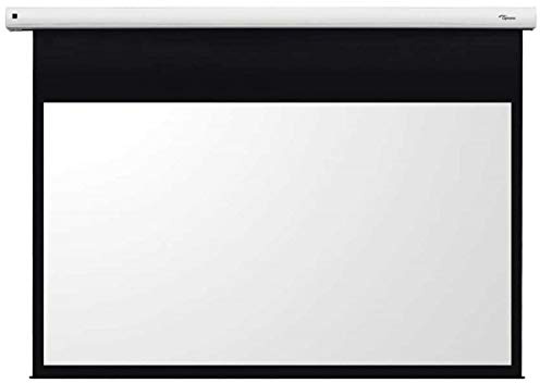 Optoma DE-9092EGA - Pantalla de proyección eléctrica (Home Cinema 92) formato 16:9, color blanco