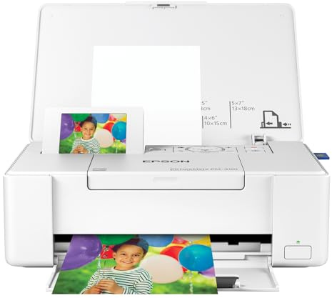 Epson PictureMate PM-400 Wireless Compact Color Photo Printer, white