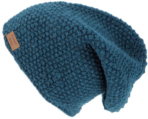 GURU-SHOP Beanie Mütze, Herren/Damen, Blau, Wolle, Size:One Size, Mützen Alternative Bekleidung