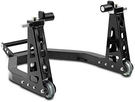 ConStands - Motorrad Montageständer Kompatibel mit Husqvarna SMR 510, SMR 511, SMS 125, TC 250 R, TC 449, TC 450, TC 510, TE 125, TE 250 R Hinten Superlight Universal Schwarz