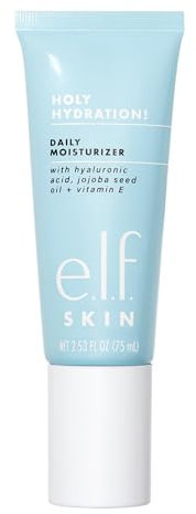 e.l.f. SKIN Daily Hydration Moisturiser, Ultra Hydrating Formula, Infused With Aloe, Jojoba Oil & Shea Butter