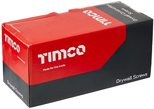 TIMCO PH2 Philips Drywall Screws - 3.5 x 38 - Black - Box of 1000