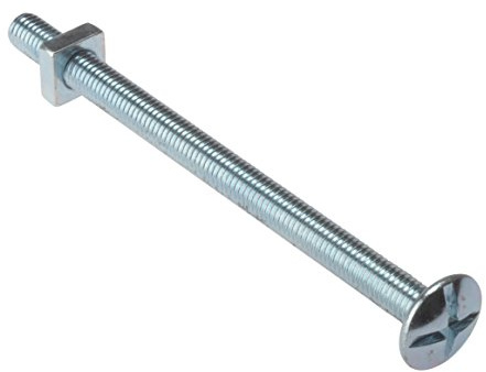 Forgefix 10rbn8120 Boulons pour toiture zingué avec carré Écrous