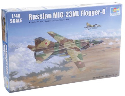 Trumpeter 02855-1/48 MIG 23ML Flogger-G Flugzeug