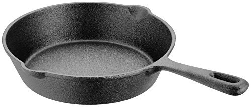 Judge Speciality Cookware Skillet Solid Cast Iron Frying Pan 18cm, Induction Ready, Oven Safe, Gift Boxed