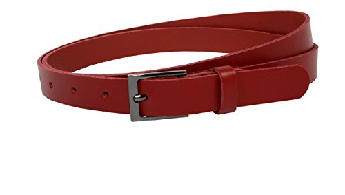 Vascavi Ledergürtel echt Leder, Made in Germany, 2 cm breit und ca. 0.25 cm stark, Gürtel, Hüftgürtel, Jeansgürtel