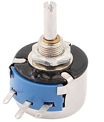 Sourcingmap a15082600ux0074 - Potenziometro a filo singolo da 4,7 K ohm, 3 W, colore: Nero