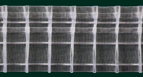 Bleistiftfalte, 80 mm, volltransparent, 150 % / Aufmachung 10 m
