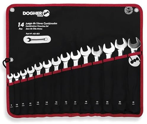 Dogher 451 – 001 – Tasche Nylon 14 Maulschlüssel 9 – 22 mm
