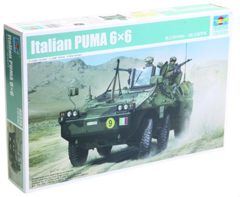 Trumpeter 05526 modellbyggsats italiensk PUMA 6 x 6 hjul AFV