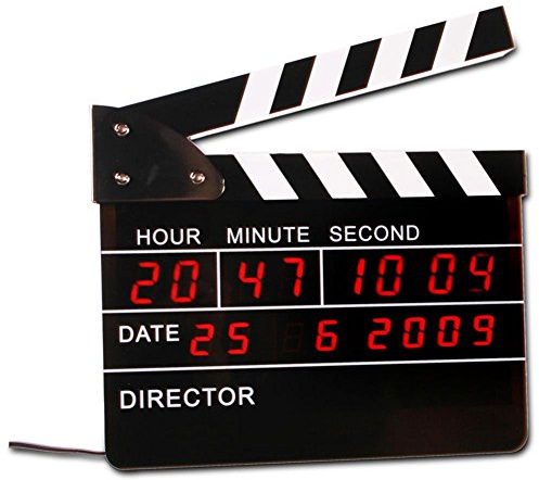 Générique Horloge Réveil Clap de Cinéma