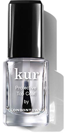 LONDONTOWN Protective Top Coat – Seals in Color, Boosts Shine & Strength, Prevents Chipping and Fading, Fortifies Nails for Longer-Lasting Manicures, .40 fl oz