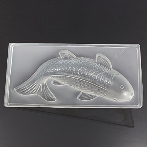 Koi Fisch 3D Form Kuchen Schokoladenform Gelee Zuckerfertigkeit Mould L