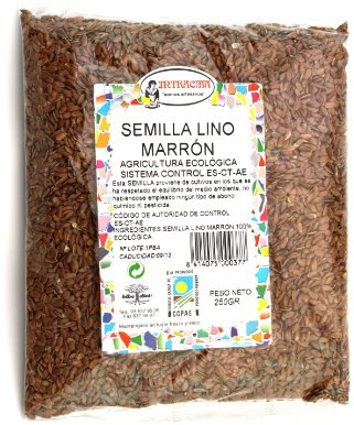 SEMILLAS DE LINO MARRON 250gr.