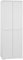 MOBILE BOX PORTASCOPE RATTAN BIANCO 65X45X180 DA ESTERNO LINE ELEGANCE